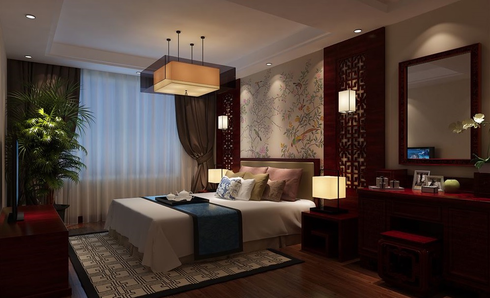【中滬紅螞蟻裝潢】新中式臥室裝修怎么做才好看？這幾點做好臥室裝修全搞定